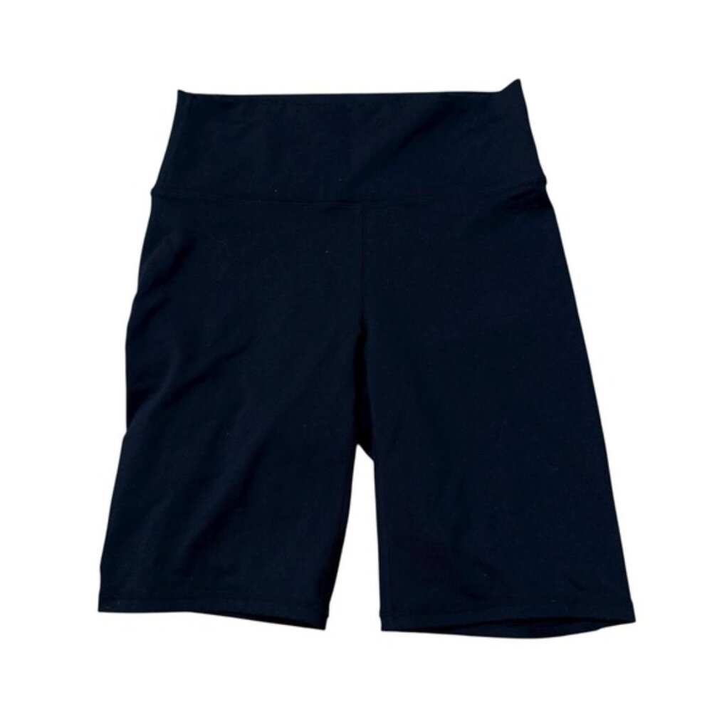 Fabletics Black Powerhold Biker Shorts